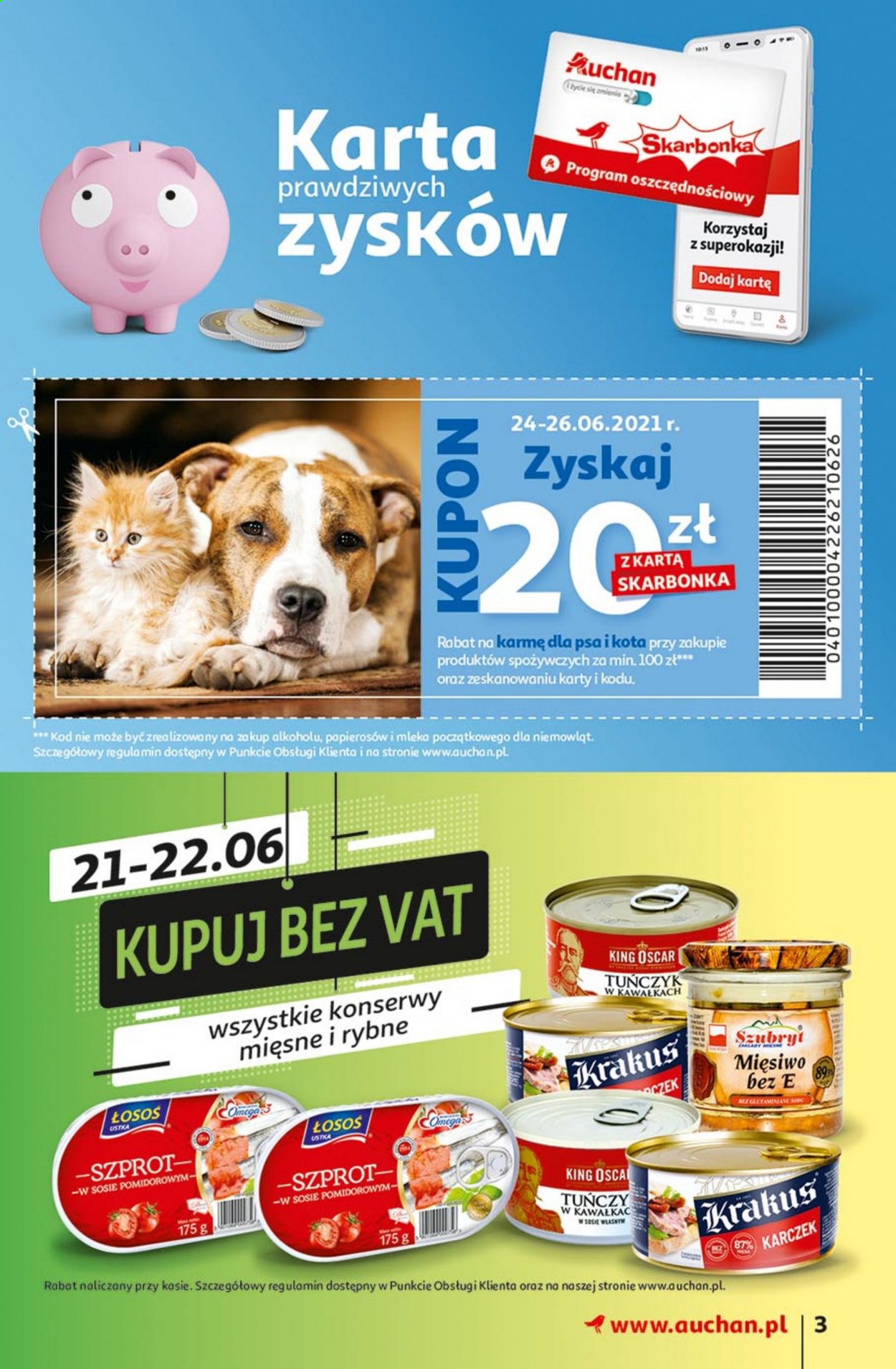 Gazetka Auchan - 17.06.2021 - 23.06.2021. Strona 3