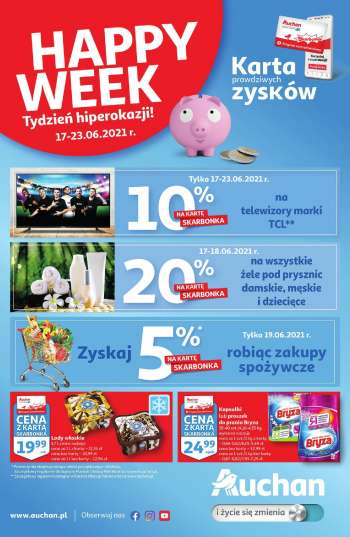 Gazetka Auchan - 17.6.2021 - 23.6.2021.