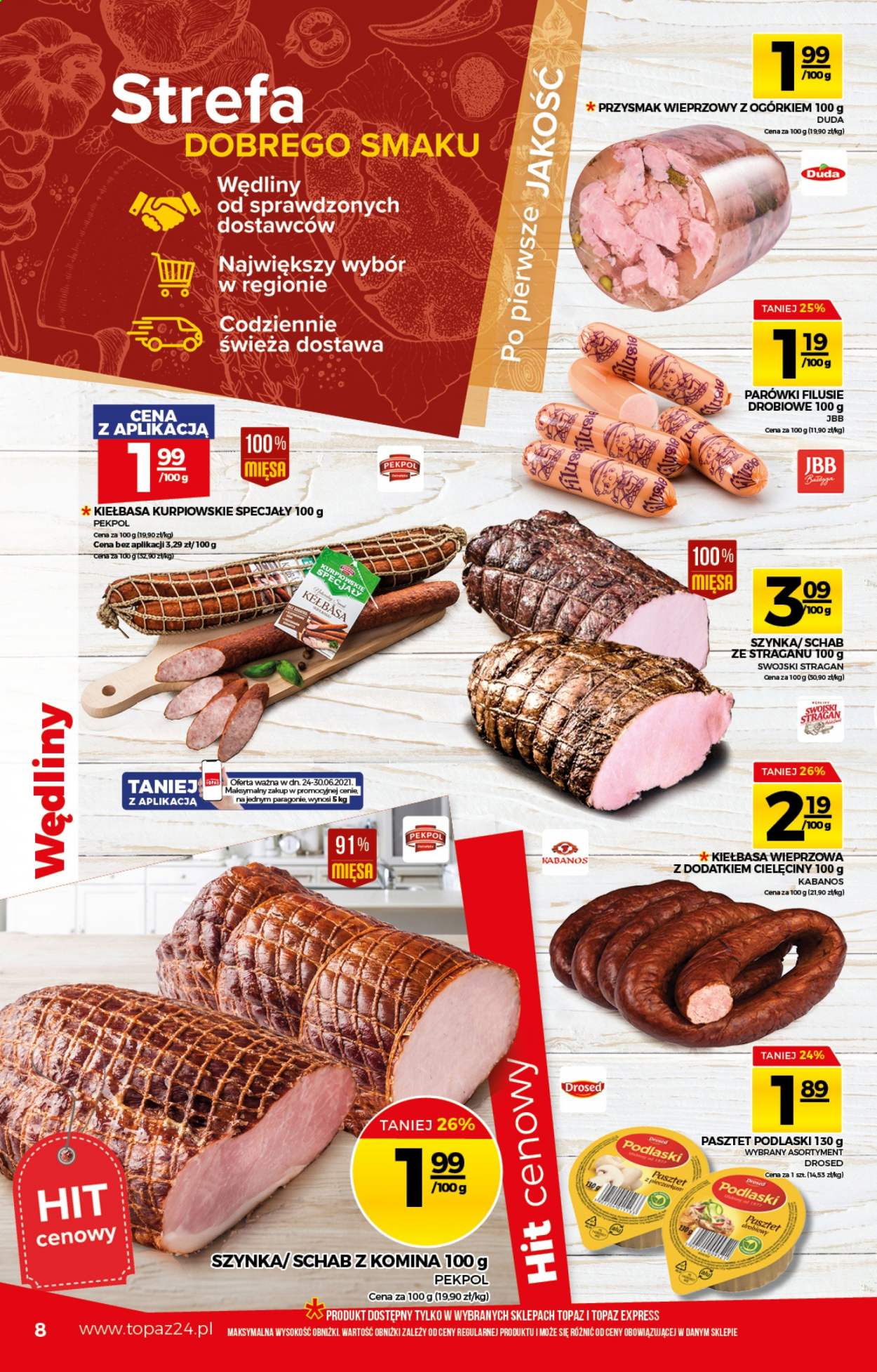 Gazetka Topaz - 24.06.2021 - 30.06.2021. Strona 8