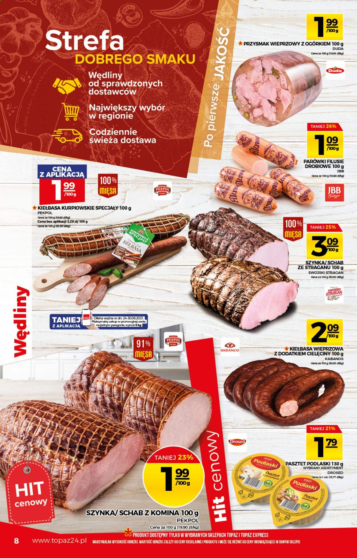 Gazetka Topaz - 24.06.2021 - 30.06.2021. Strona 8