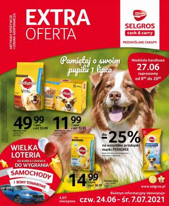 Gazetka Selgros - 24.6.2021 - 7.7.2021.