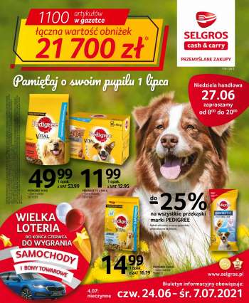 Gazetka Selgros - 24.6.2021 - 7.7.2021.