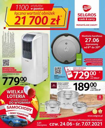 Gazetka Selgros - 24.6.2021 - 7.7.2021.