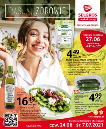 Gazetka Selgros - 24.6.2021 - 7.7.2021.