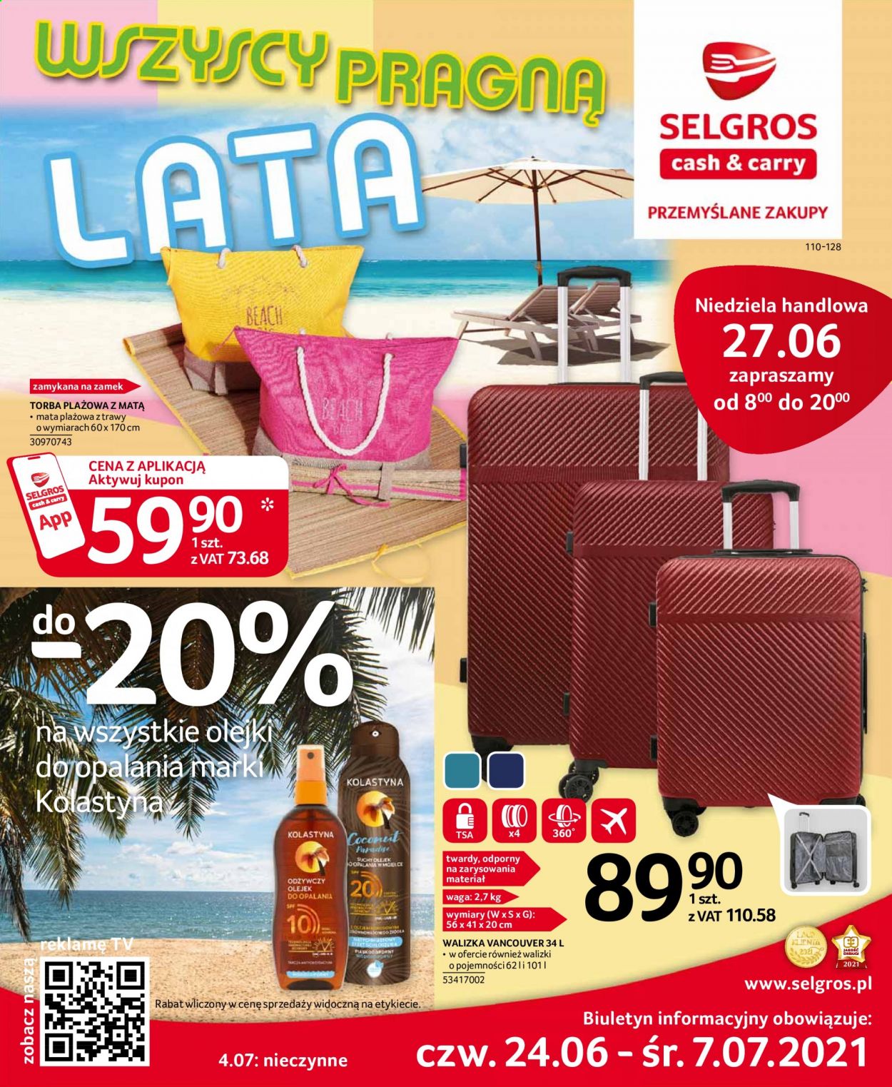 Gazetka Selgros - 24.06.2021 - 7.07.2021. Strona 1