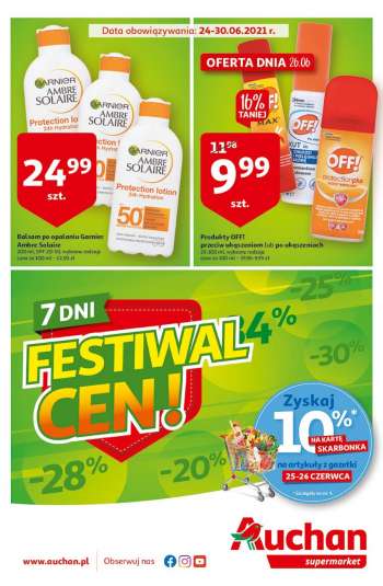 Gazetka Auchan - 24.6.2021 - 30.6.2021.