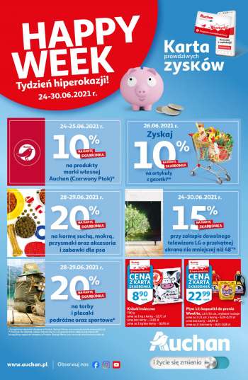 Gazetka Auchan - 24.6.2021 - 30.6.2021.