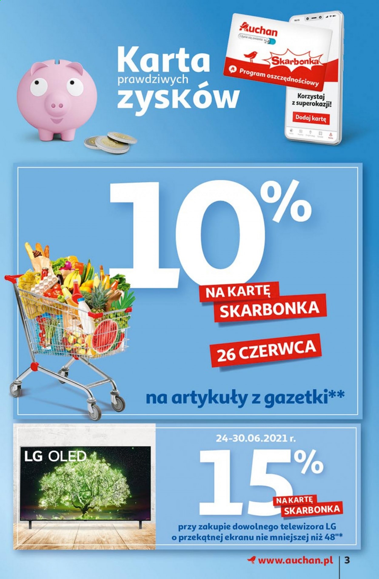 Gazetka Auchan - 24.06.2021 - 30.06.2021. Strona 3