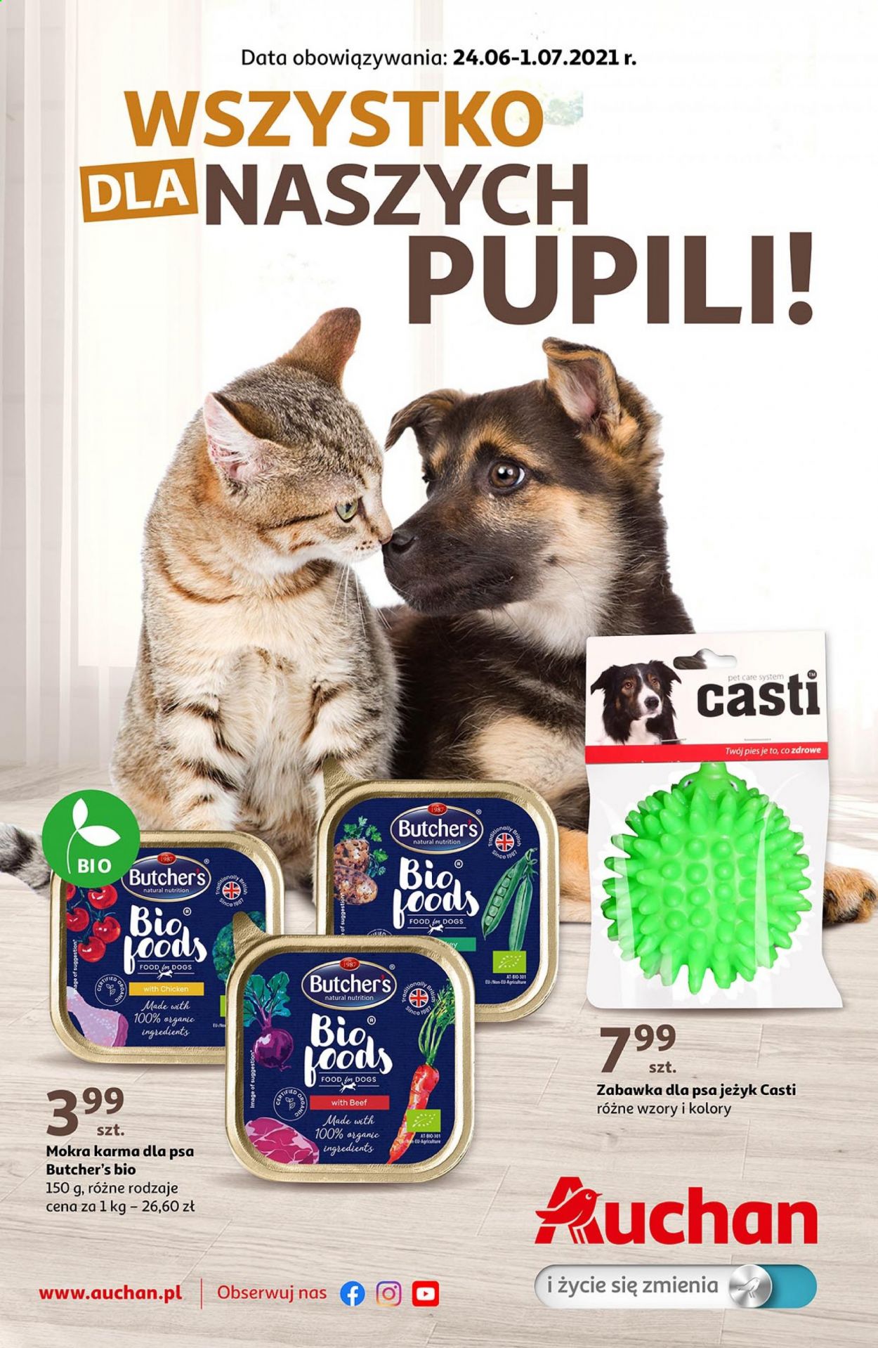 Gazetka Auchan - 24.06.2021 - 1.07.2021. Strona 1
