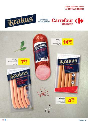 Gazetka Carrefour Market - 22.6.2021 - 5.7.2021.