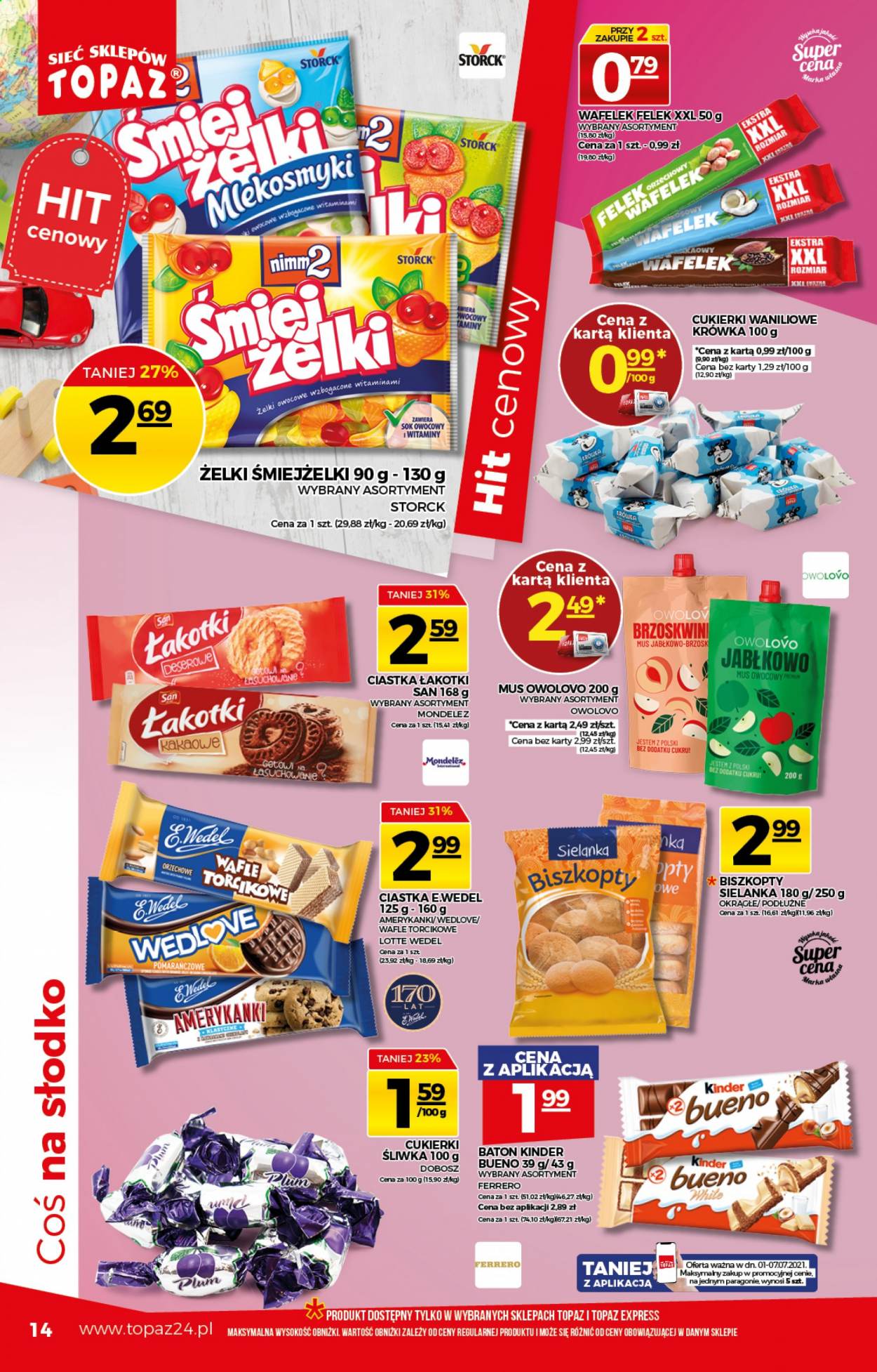 Gazetka Topaz - 1.07.2021 - 7.07.2021. Strona 14