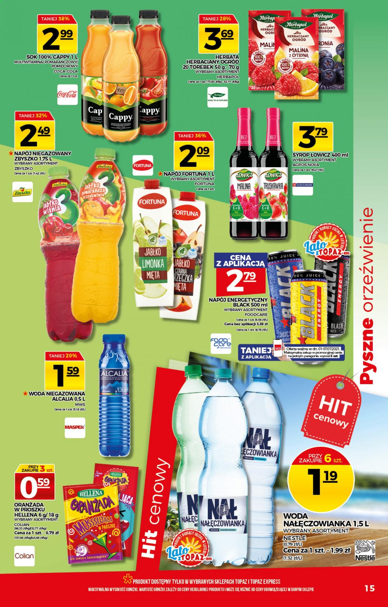 Gazetka Topaz - 1.07.2021 - 7.07.2021. Strona 15