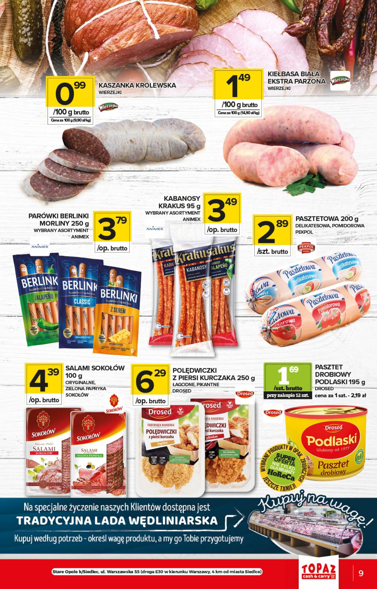 Leták Topaz Cash&Carry - 1.7.2021 - 7.7.2021. Strana 9