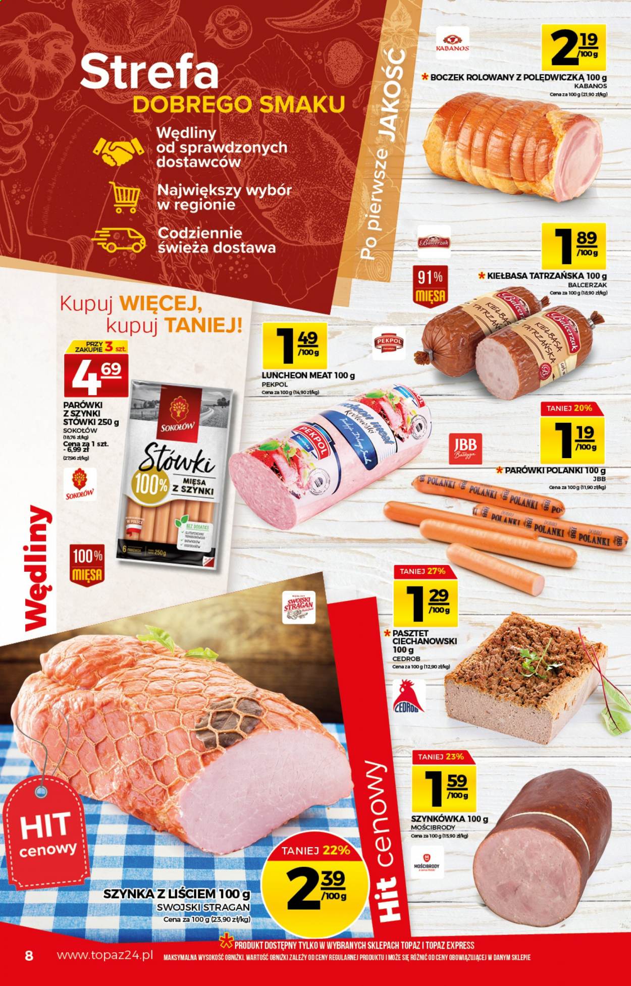 Gazetka Topaz - 1.07.2021 - 7.07.2021. Strona 8