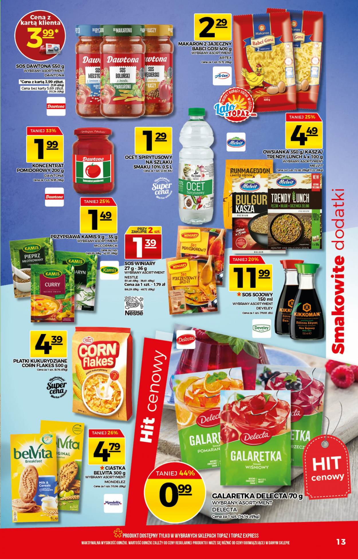 Gazetka Topaz - 1.07.2021 - 7.07.2021. Strona 13