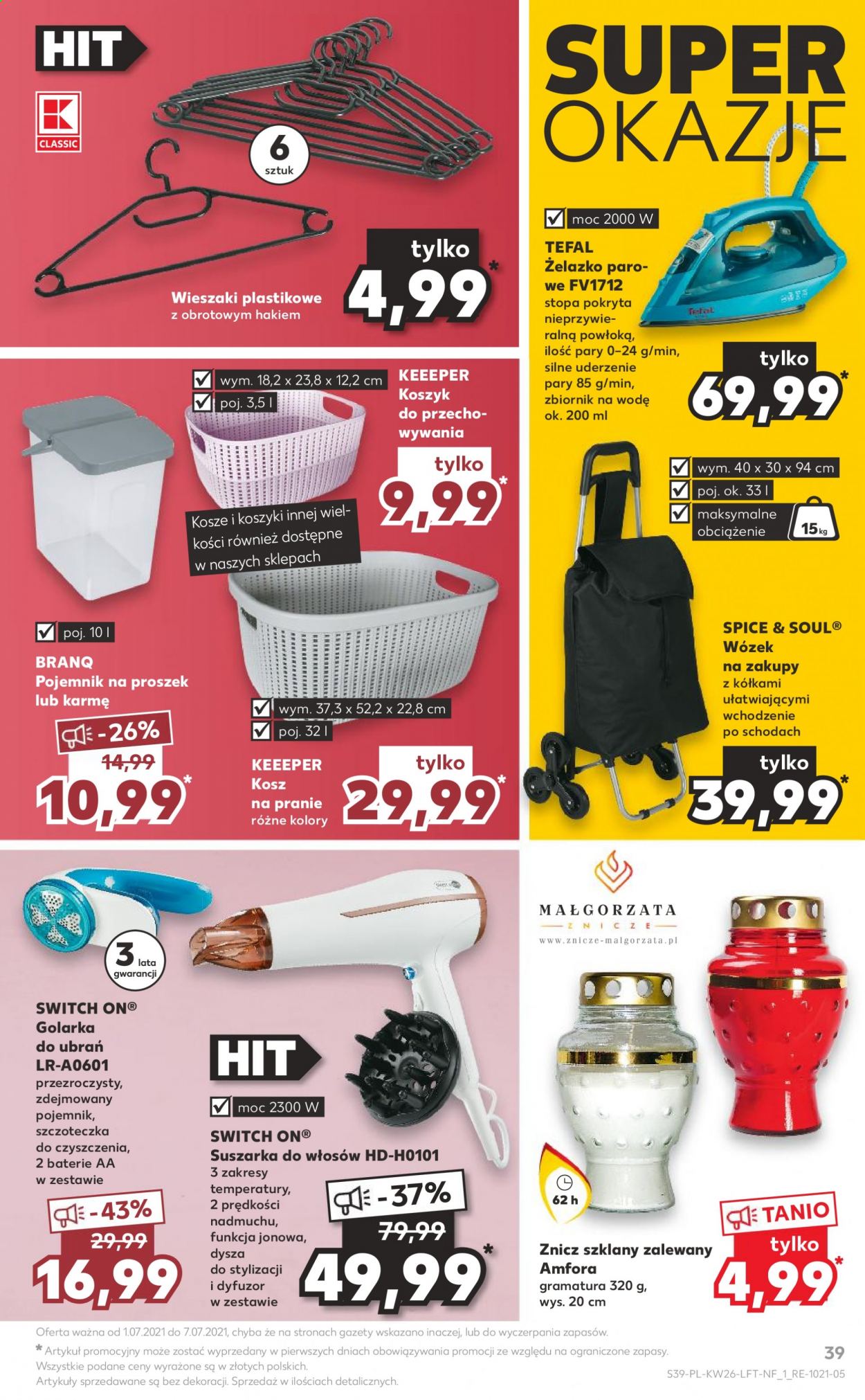 Gazetka Kaufland - 1.07.2021 - 7.07.2021. Strona 39