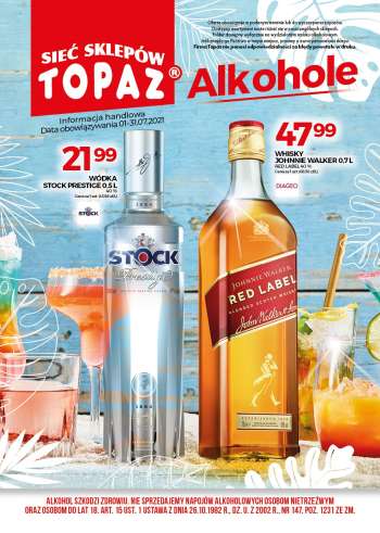 Gazetka Topaz - 1.7.2021 - 31.7.2021.