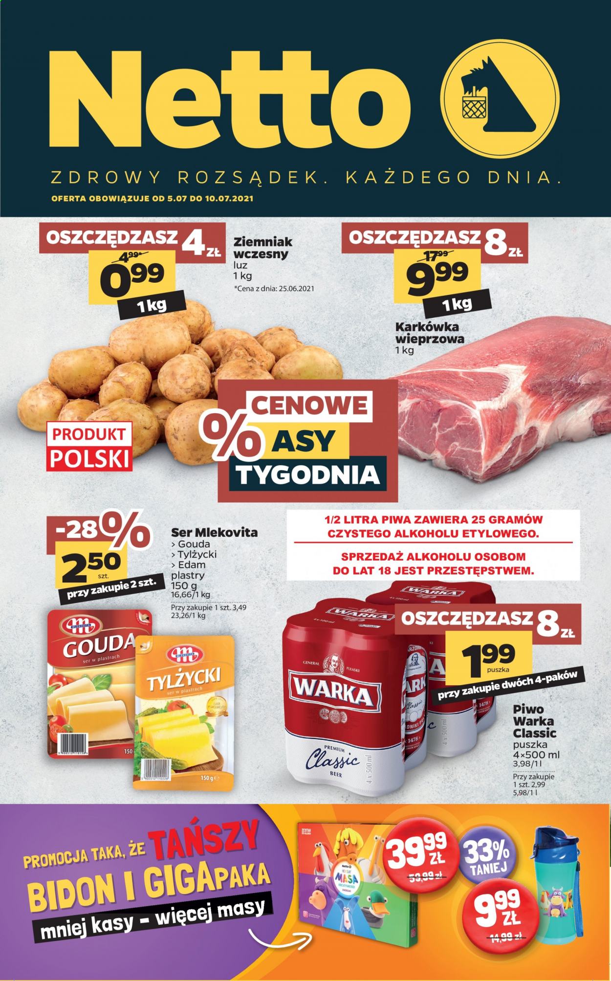 Gazetka Netto - 5.07.2021 - 10.07.2021. Strona 1
