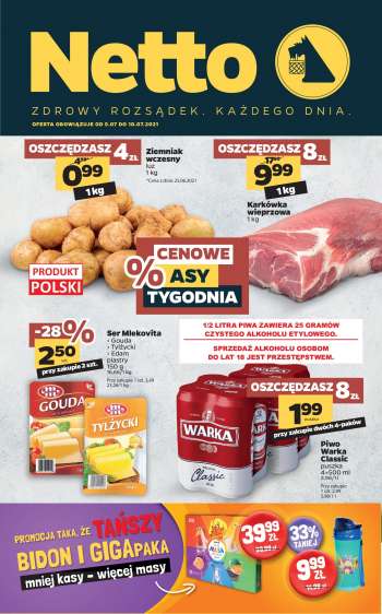 Gazetka Netto - 5.7.2021 - 10.7.2021.