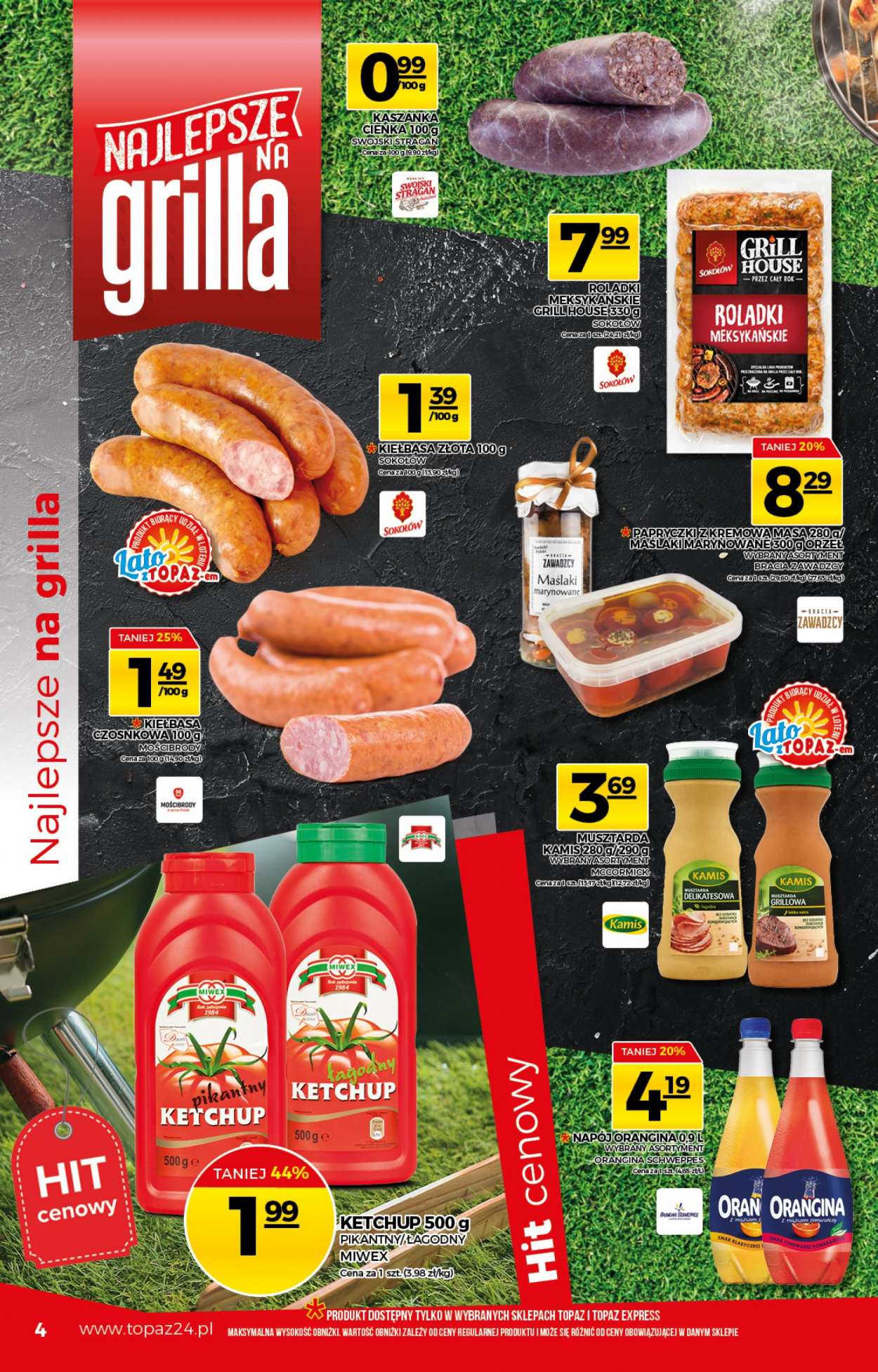 Gazetka Topaz - 8.07.2021 - 14.07.2021. Strona 4