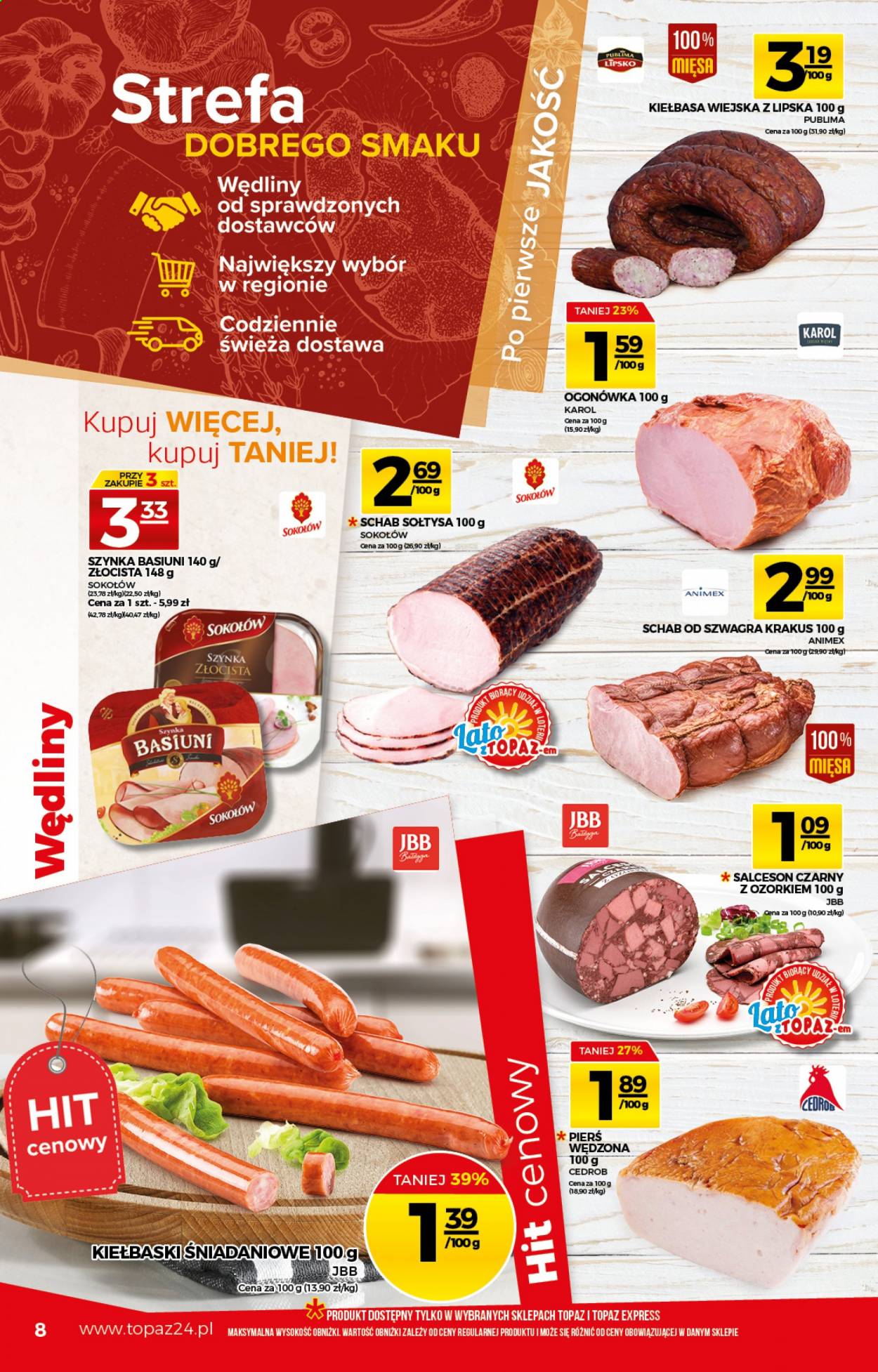 Gazetka Topaz - 8.07.2021 - 14.07.2021. Strona 8