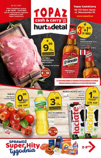 Gazetka Topaz Cash&Carry - 8.7.2021 - 14.7.2021.