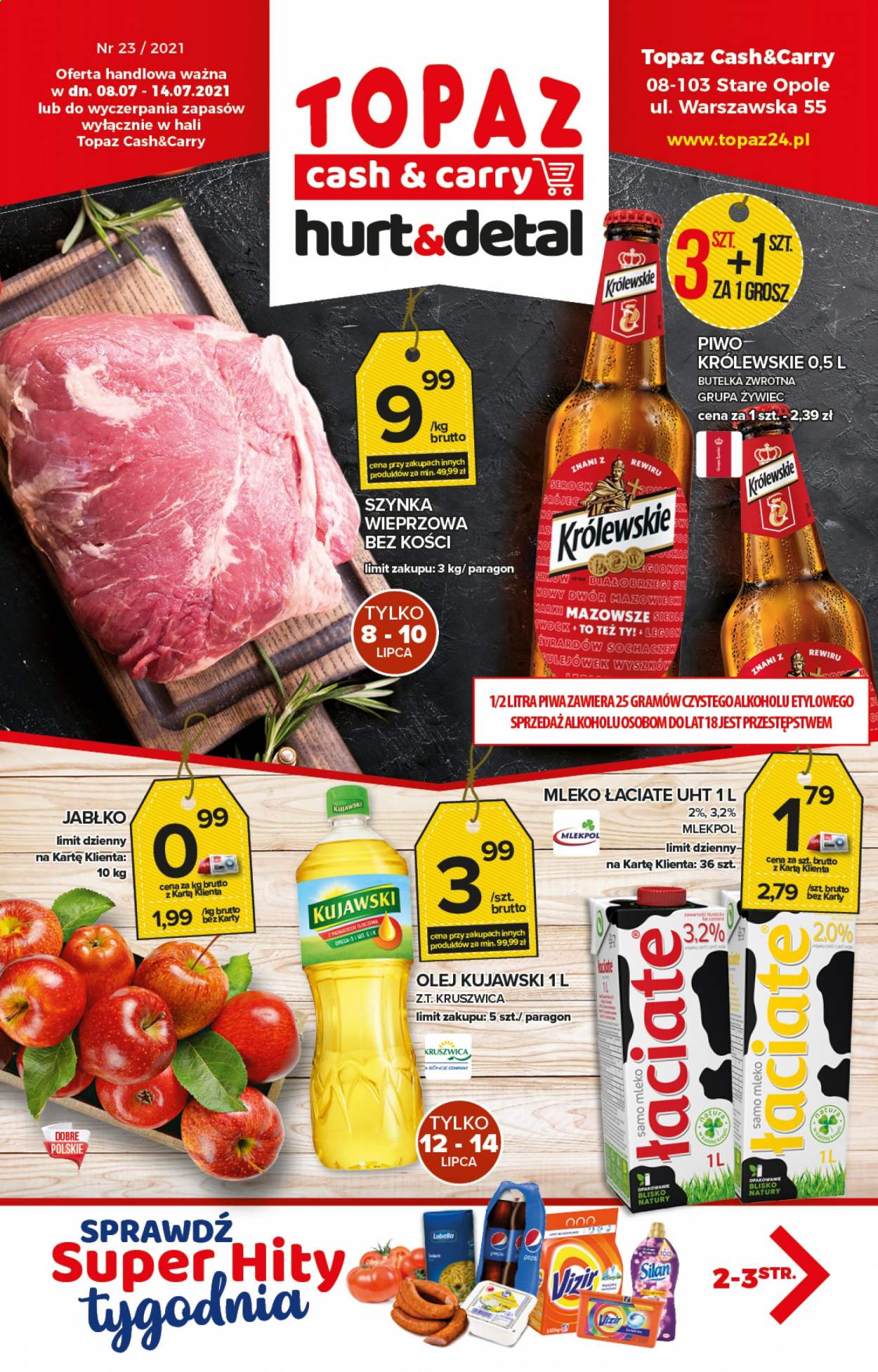 Leták Topaz Cash&Carry - 8.7.2021 - 14.7.2021. Strana 1
