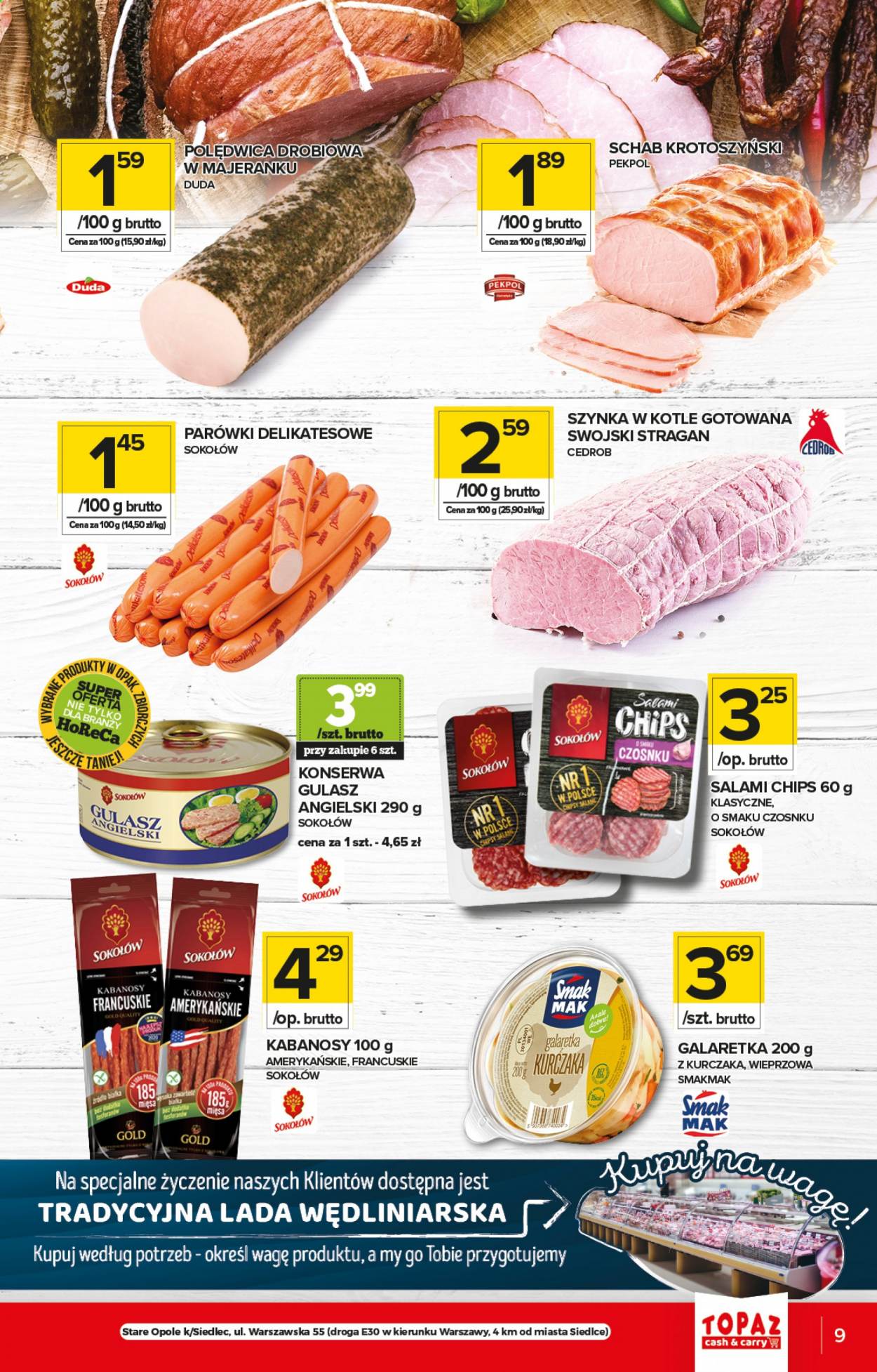 Leták Topaz Cash&Carry - 8.7.2021 - 14.7.2021. Strana 9