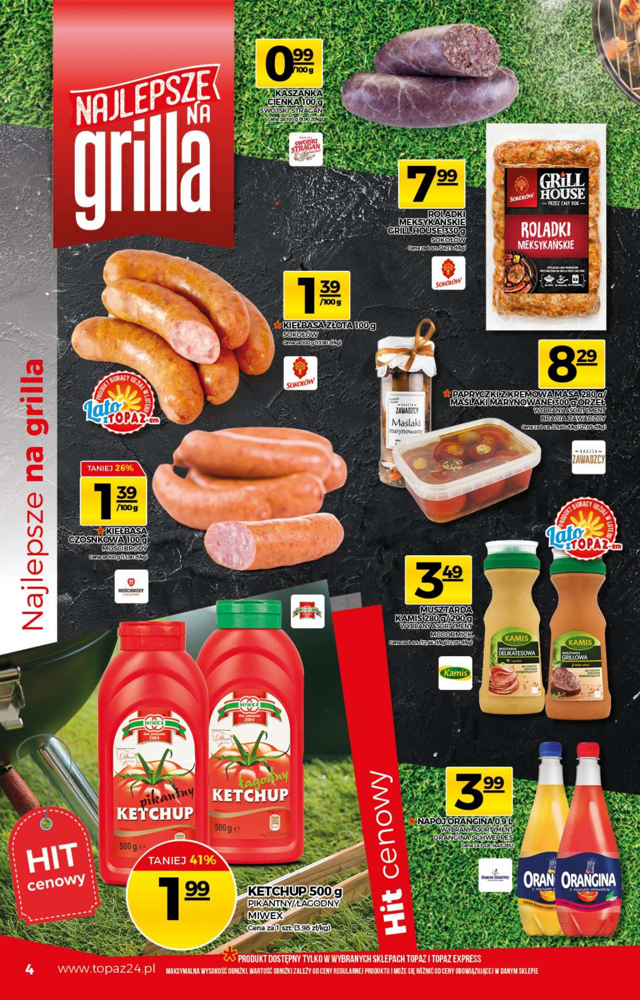 Gazetka Topaz - 8.07.2021 - 14.07.2021. Strona 4