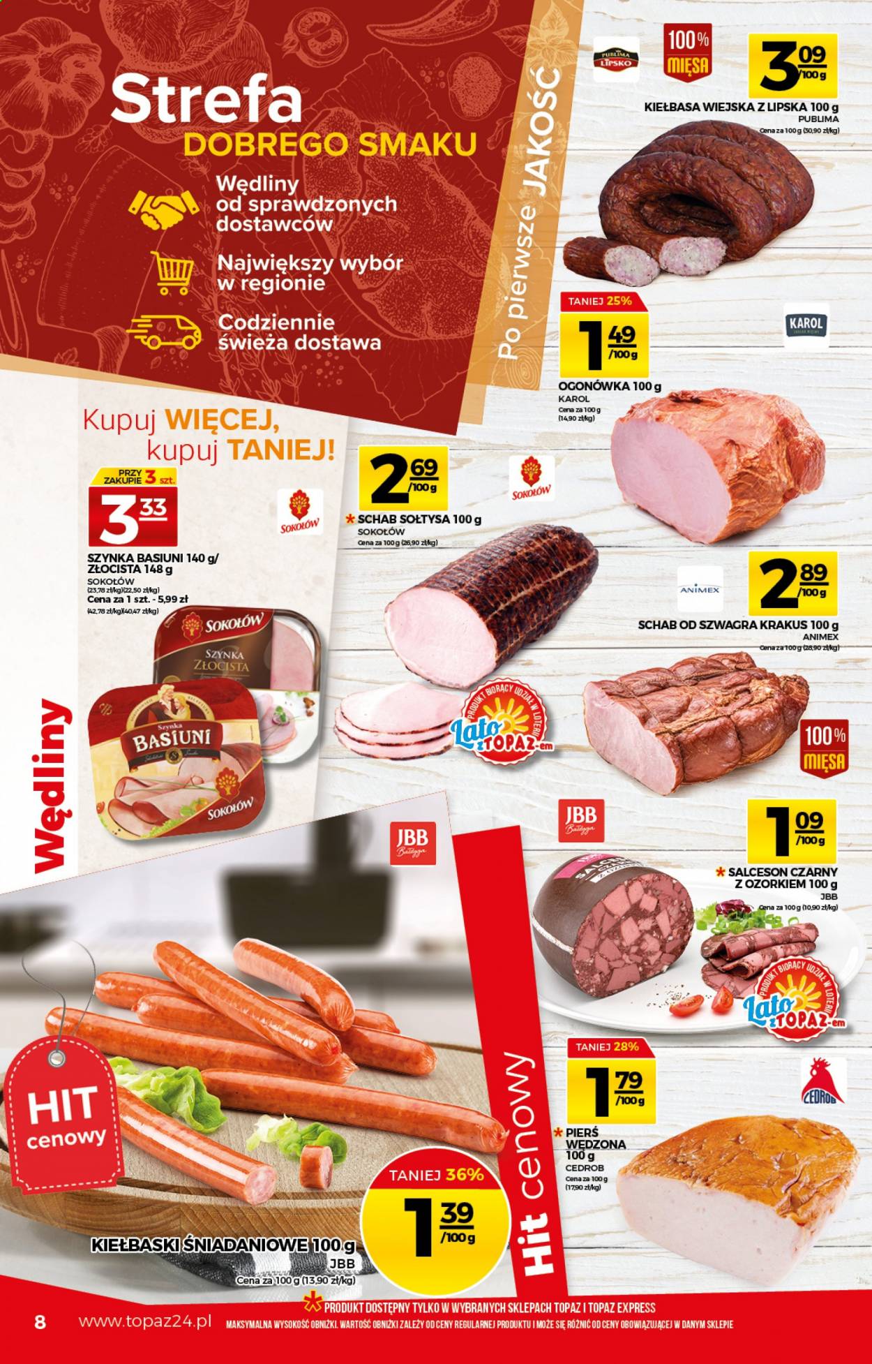 Gazetka Topaz - 8.07.2021 - 14.07.2021. Strona 8