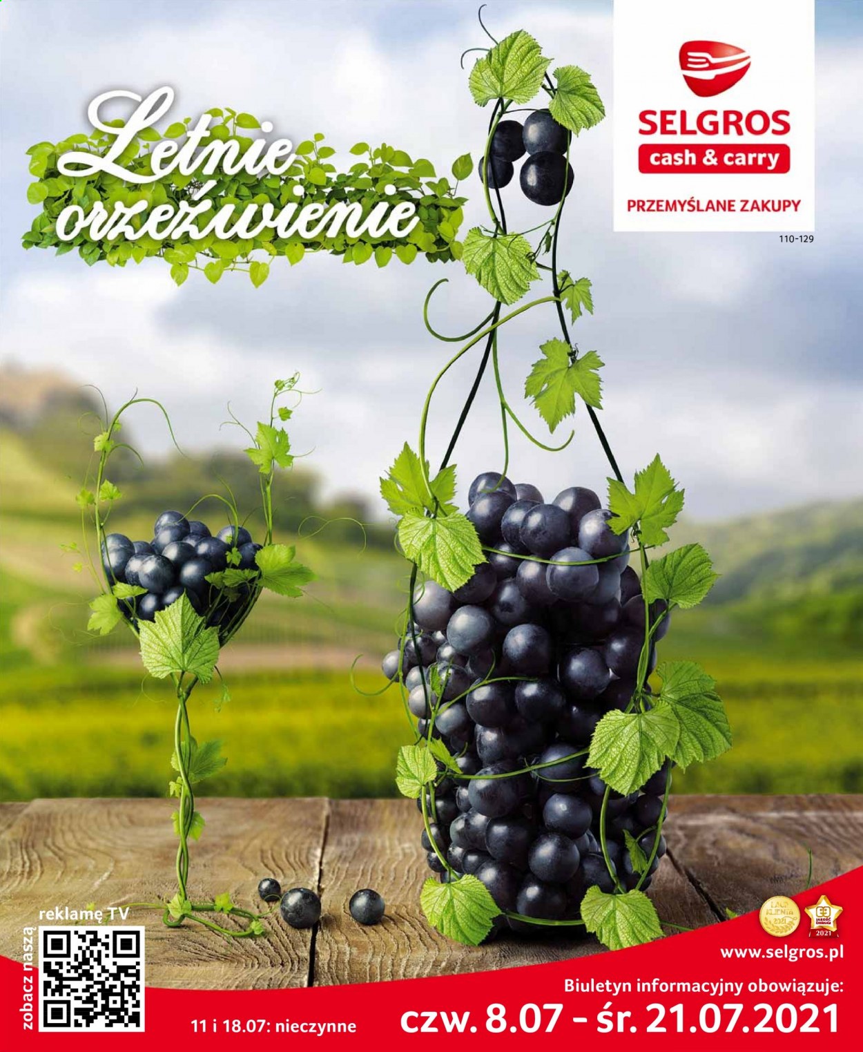 Gazetka Selgros - 8.07.2021 - 21.07.2021. Strona 1