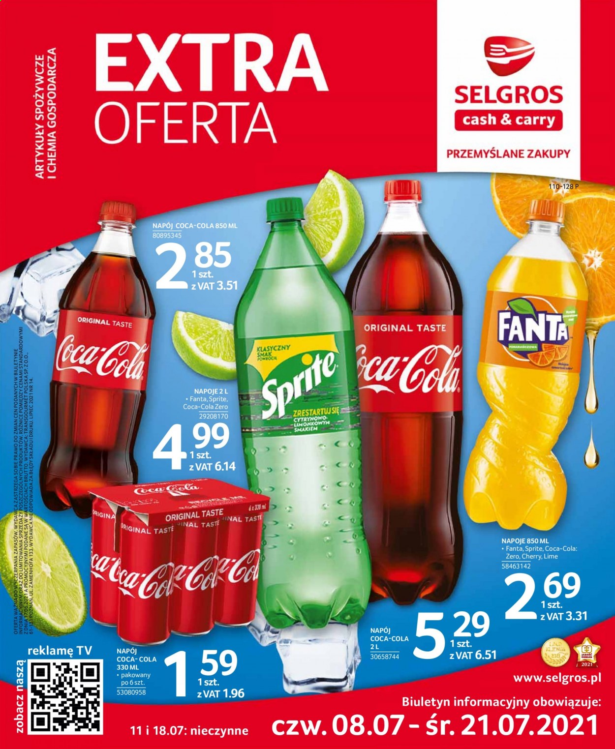 Gazetka Selgros - 8.07.2021 - 21.07.2021. Strona 1