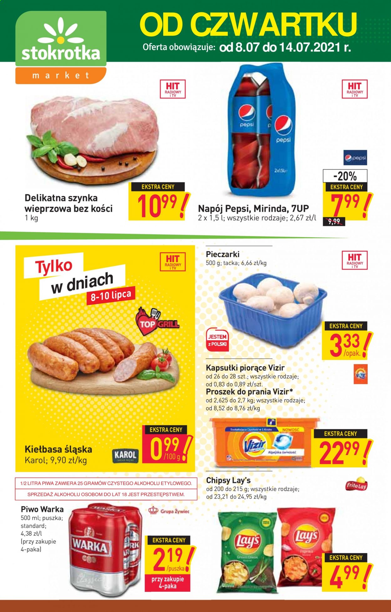 Gazetka Stokrotka Market - 8.07.2021 - 14.07.2021. Strona 1