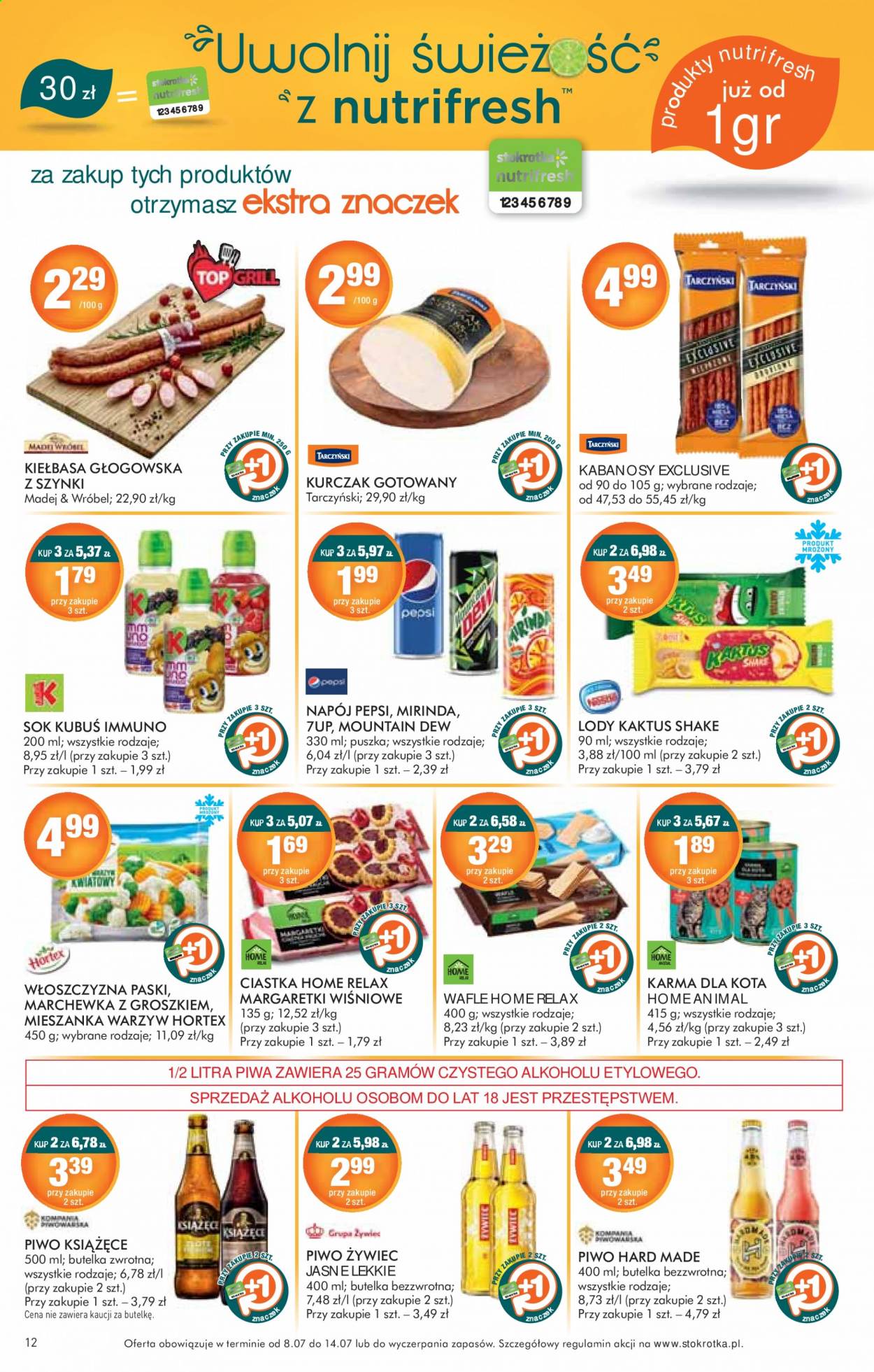 Gazetka Stokrotka Supermarket - 8.07.2021 - 14.07.2021. Strona 12