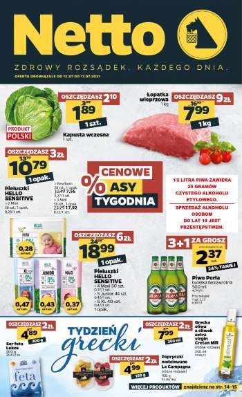 Gazetka Netto - 12.7.2021 - 17.7.2021.