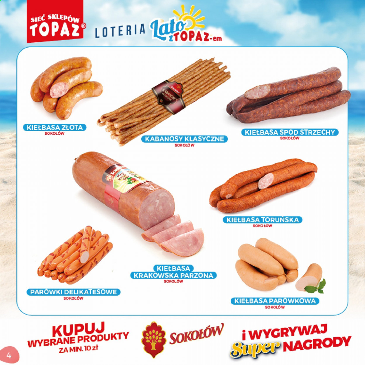 Gazetka Topaz - 5.07.2021 - 5.09.2021. Strona 4