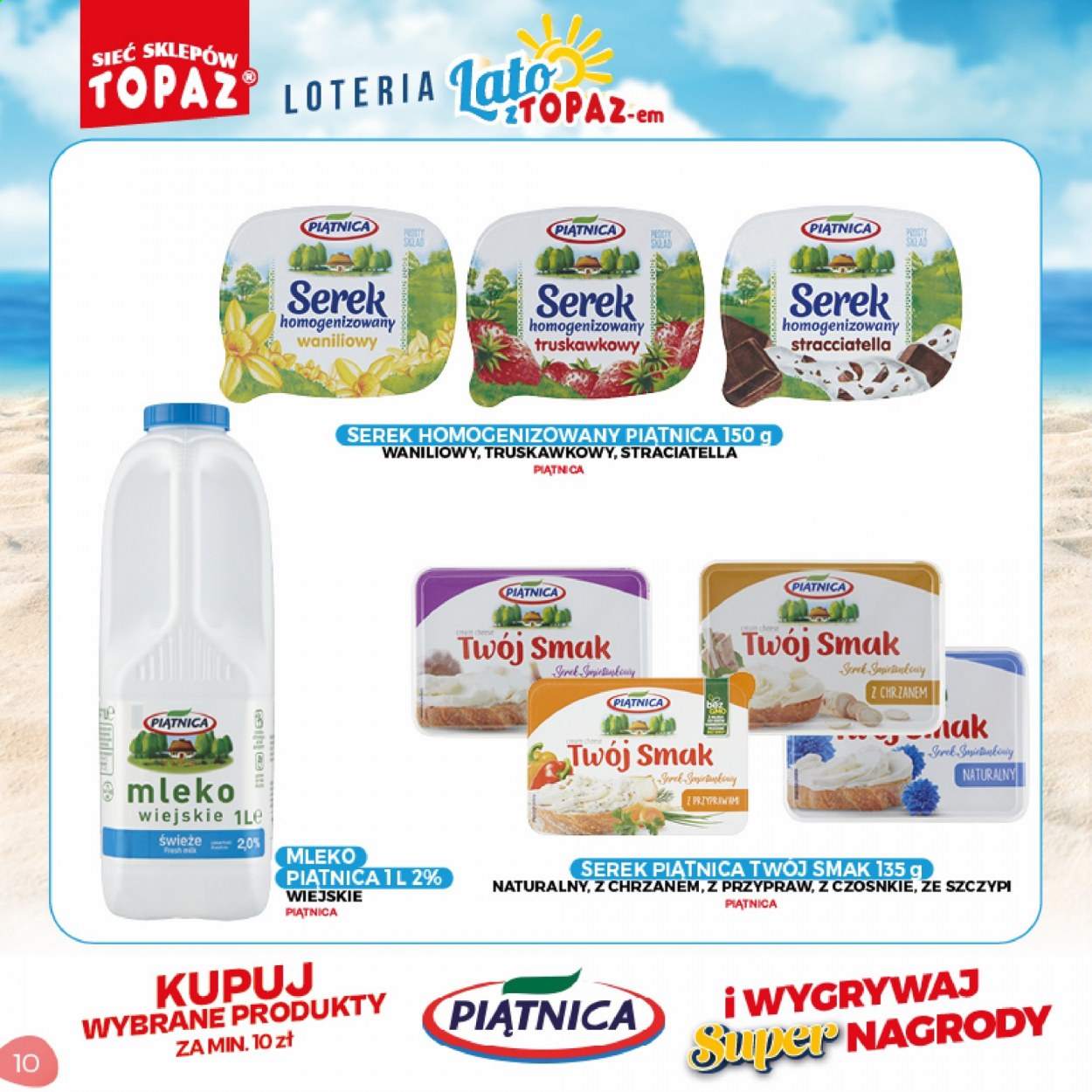 Gazetka Topaz - 5.07.2021 - 5.09.2021. Strona 10