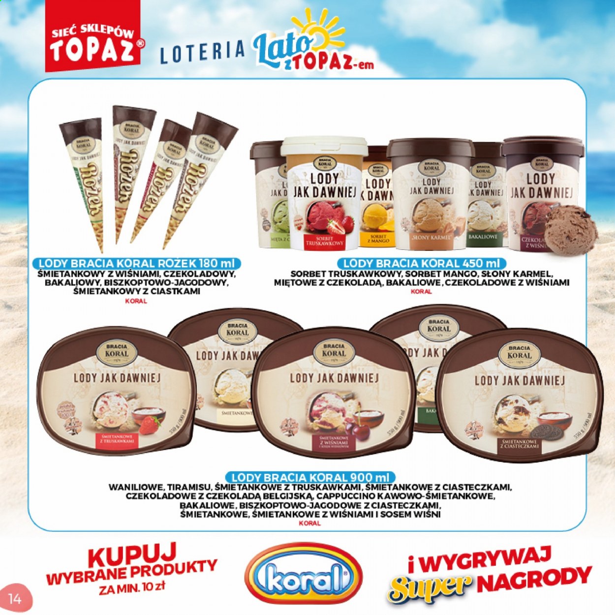 Gazetka Topaz - 5.07.2021 - 5.09.2021. Strona 14