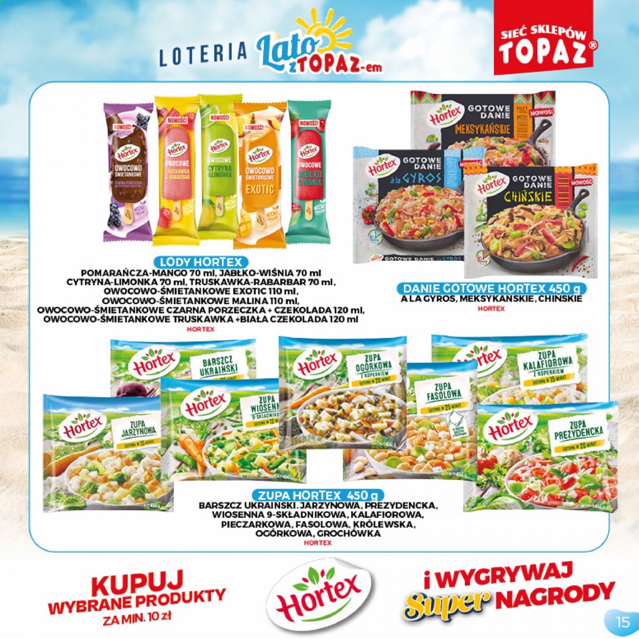 Gazetka Topaz - 5.07.2021 - 5.09.2021. Strona 15