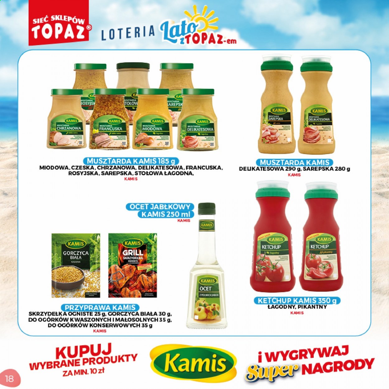 Gazetka Topaz - 5.07.2021 - 5.09.2021. Strona 18