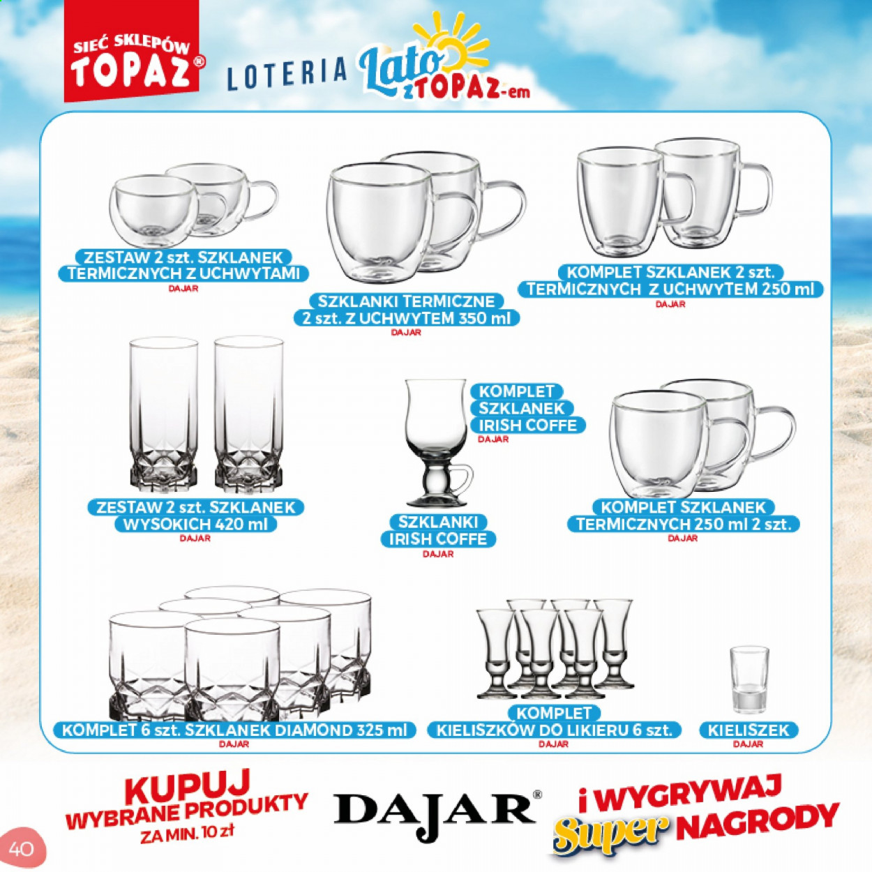 Gazetka Topaz - 5.07.2021 - 5.09.2021. Strona 40