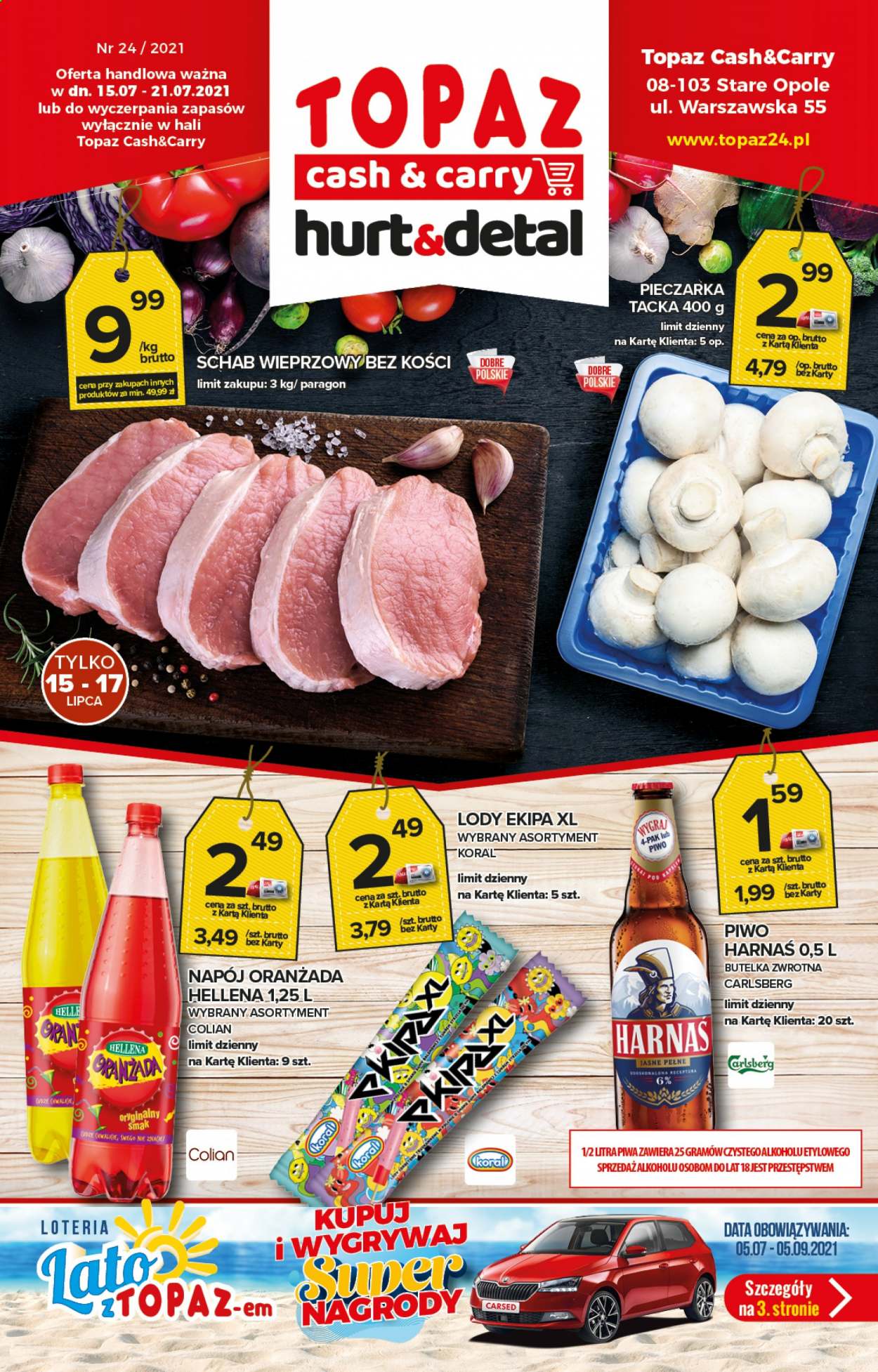 Leták Topaz Cash&Carry - 15.7.2021 - 21.7.2021. Strana 1