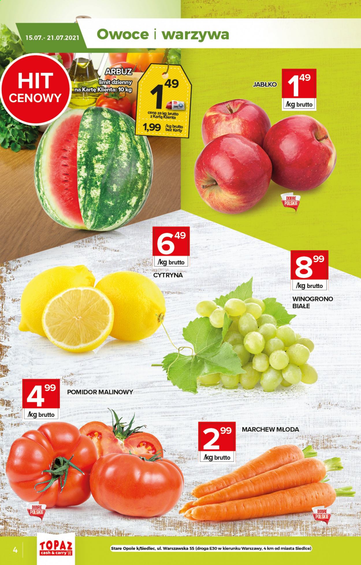 Leták Topaz Cash&Carry - 15.7.2021 - 21.7.2021. Strana 4