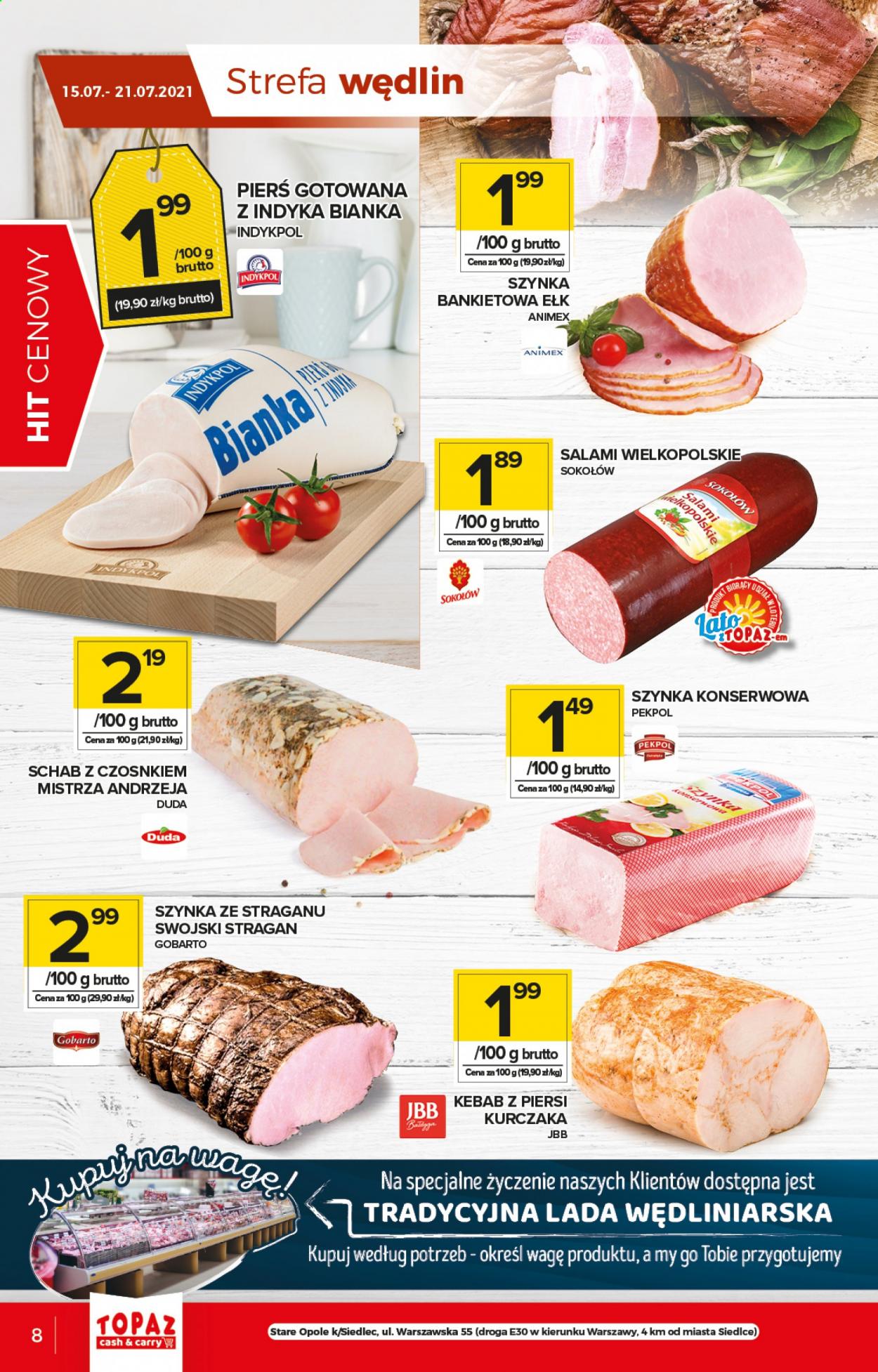 Leták Topaz Cash&Carry - 15.7.2021 - 21.7.2021. Strana 8