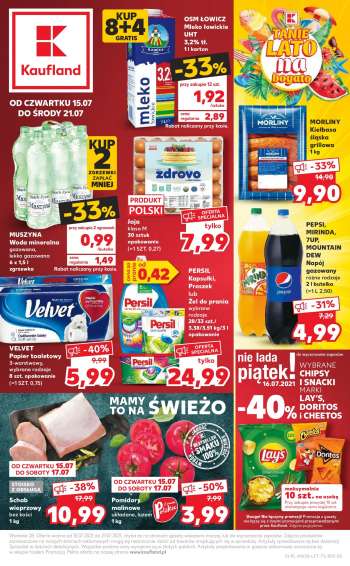 Gazetka Kaufland - 15.7.2021 - 21.7.2021.