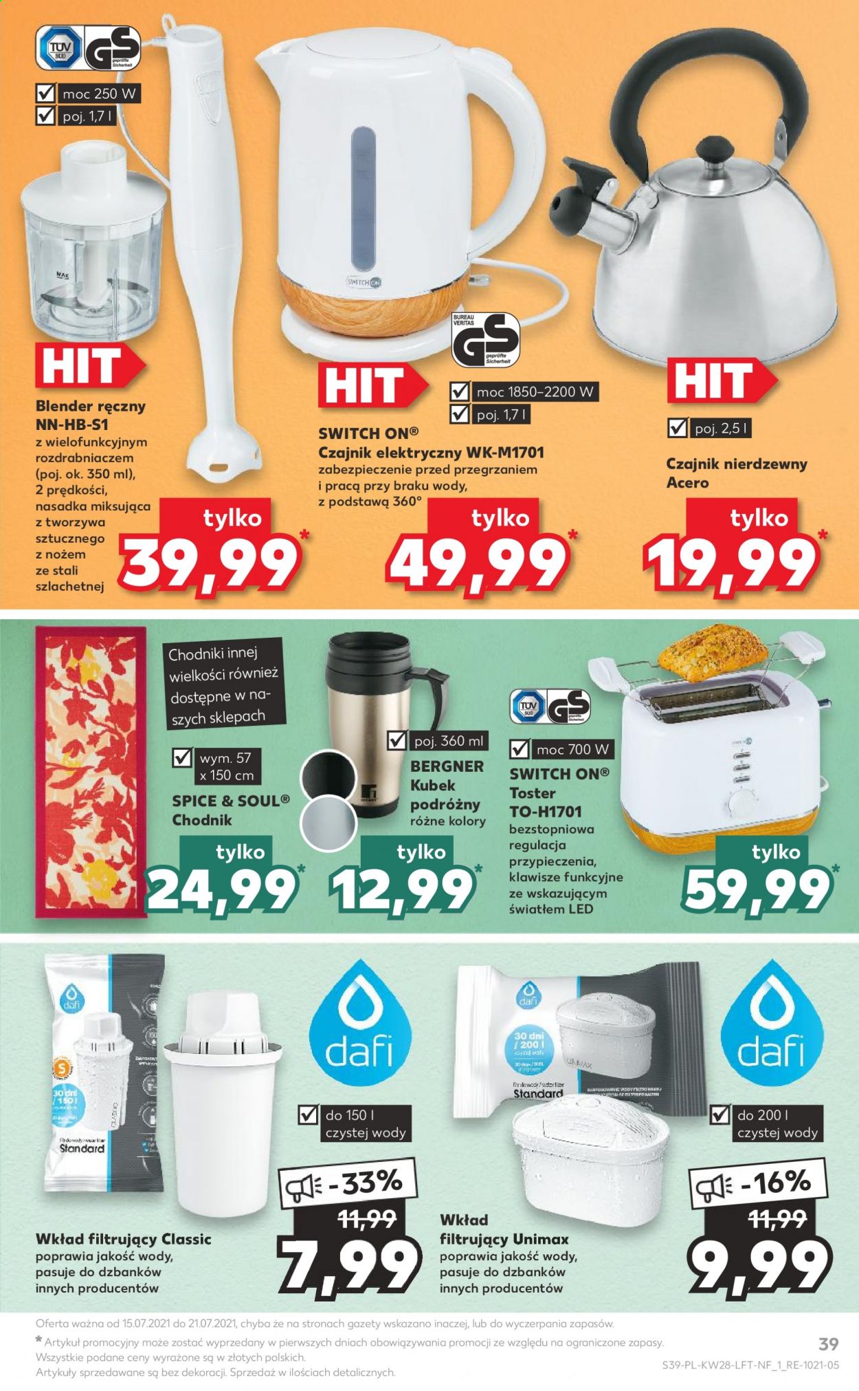 Gazetka Kaufland - 15.07.2021 - 21.07.2021. Strona 39