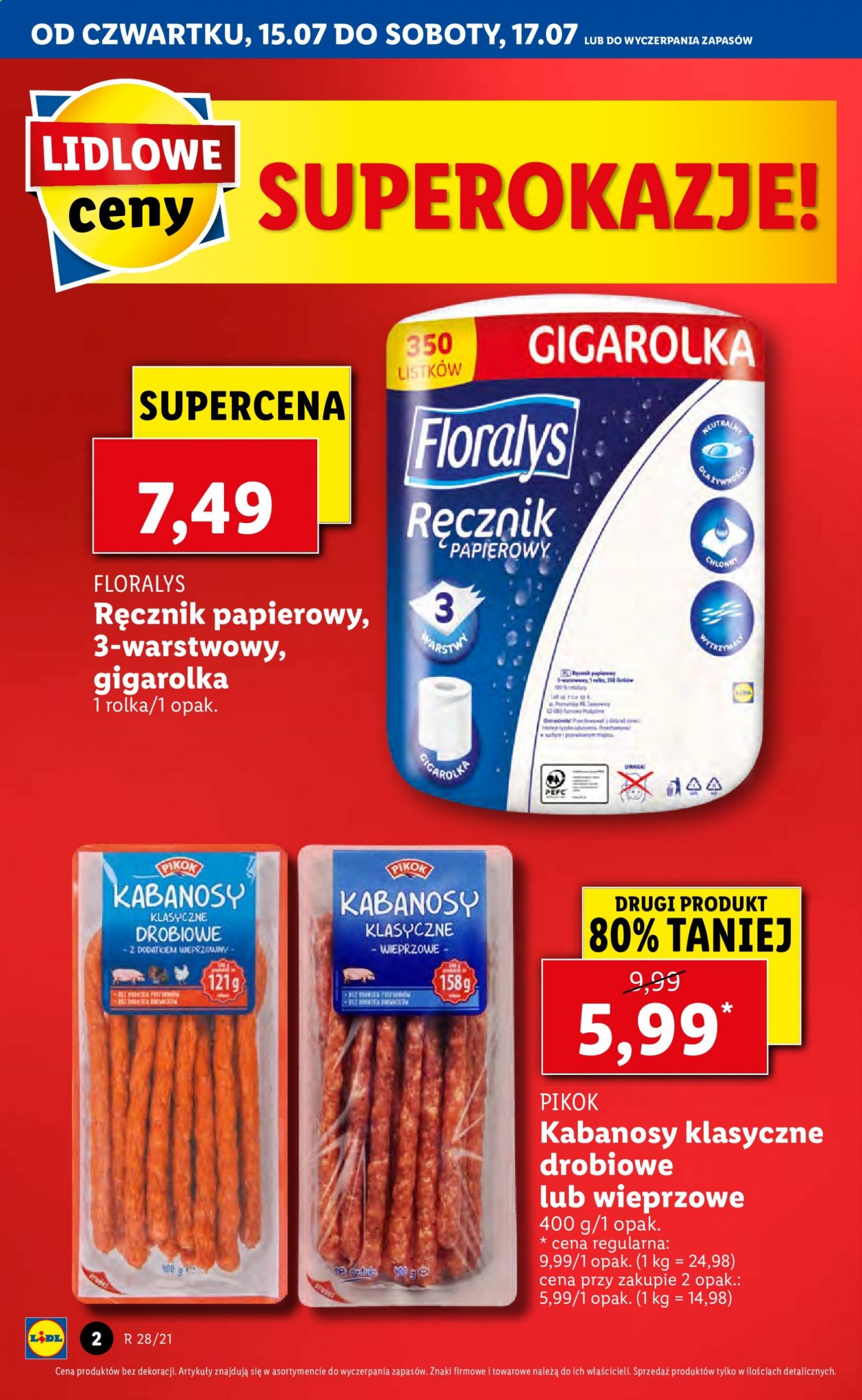 Gazetka Lidl - 15.07.2021 - 17.07.2021. Strona 2