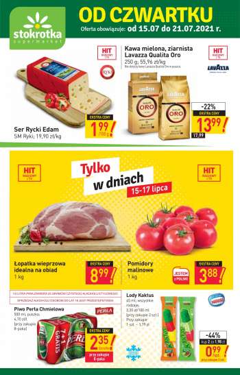 Gazetka Stokrotka Supermarket - 15.7.2021 - 21.7.2021.