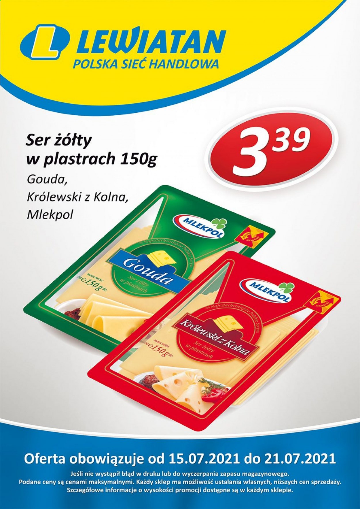 Gazetka Lewiatan - 15.07.2021 - 21.07.2021. Strona 1