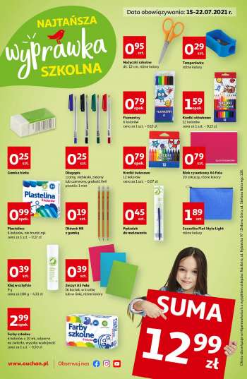 Gazetka Auchan - 15.7.2021 - 22.7.2021.